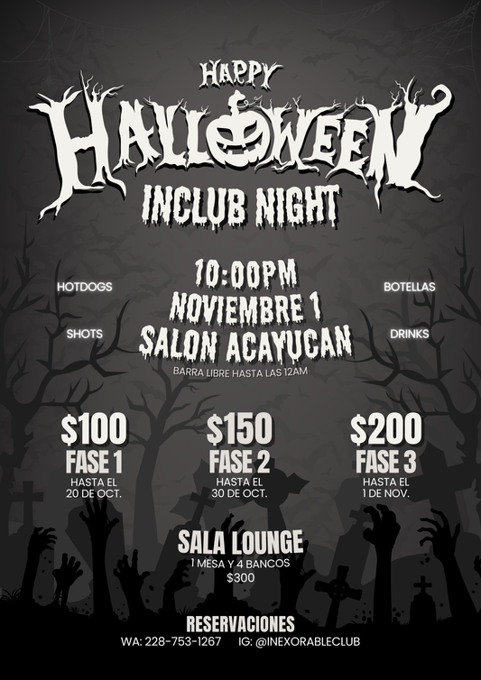 Halloween InClub Night 2025 | NOV 1